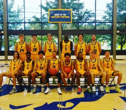 male basketball team